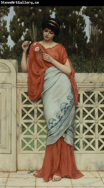 John William Godward He Loves Me, He Loves Me Not